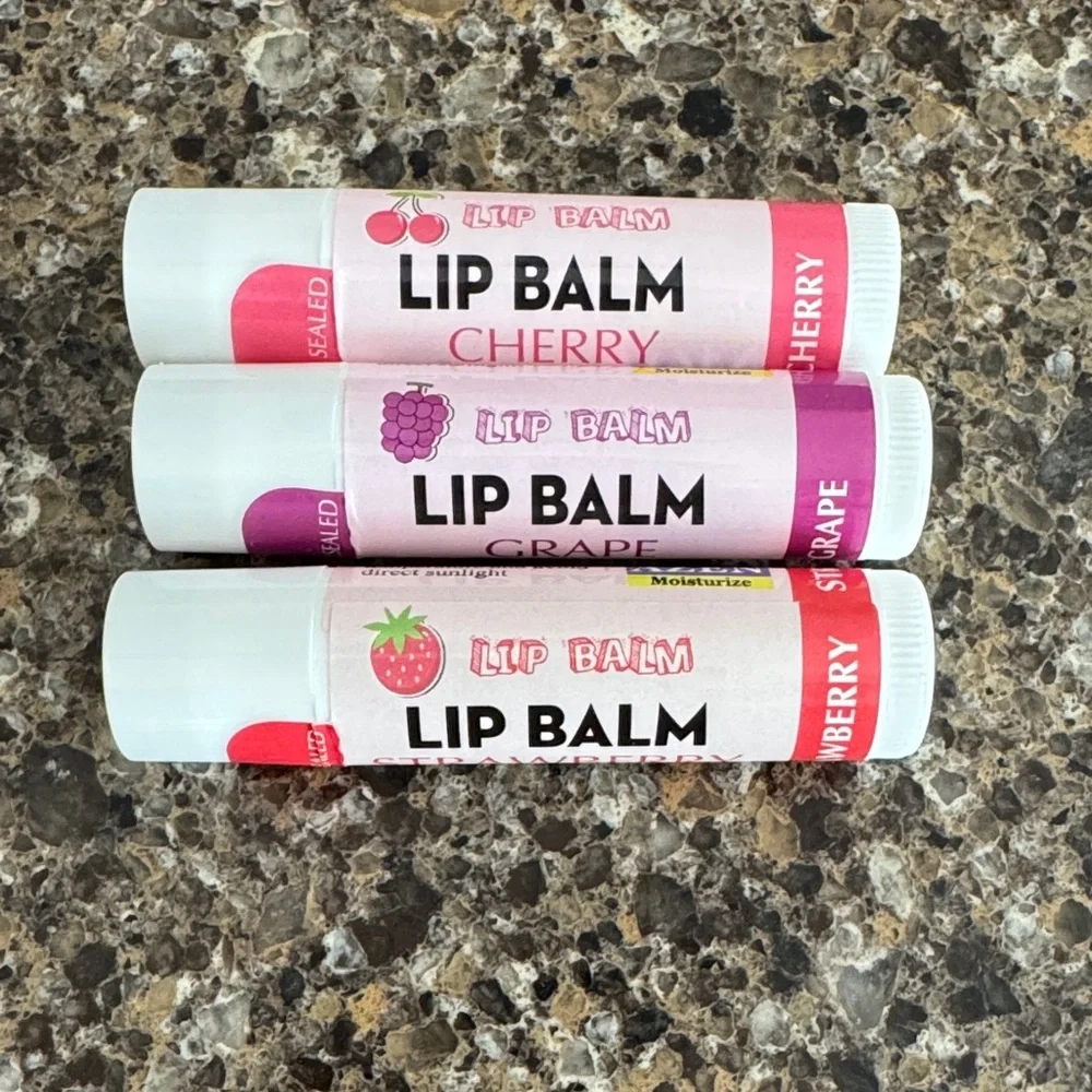 3pack Flavored Lip Balm Set